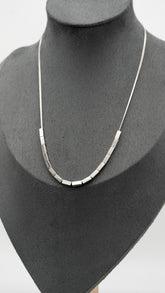 Cubia Silver Link Necklace